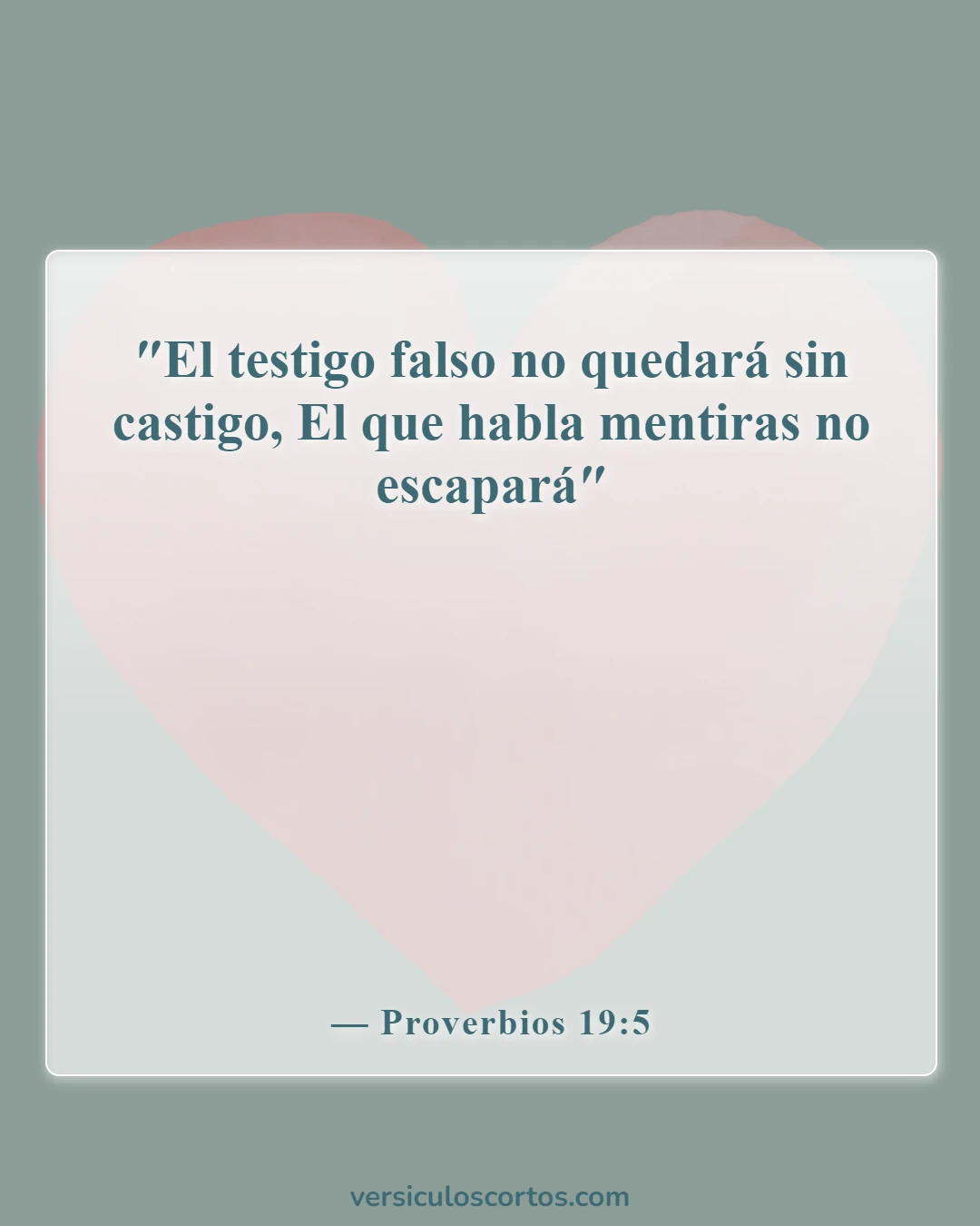 Versículos de la Biblia sobre traidores (Proverbios 19:5)