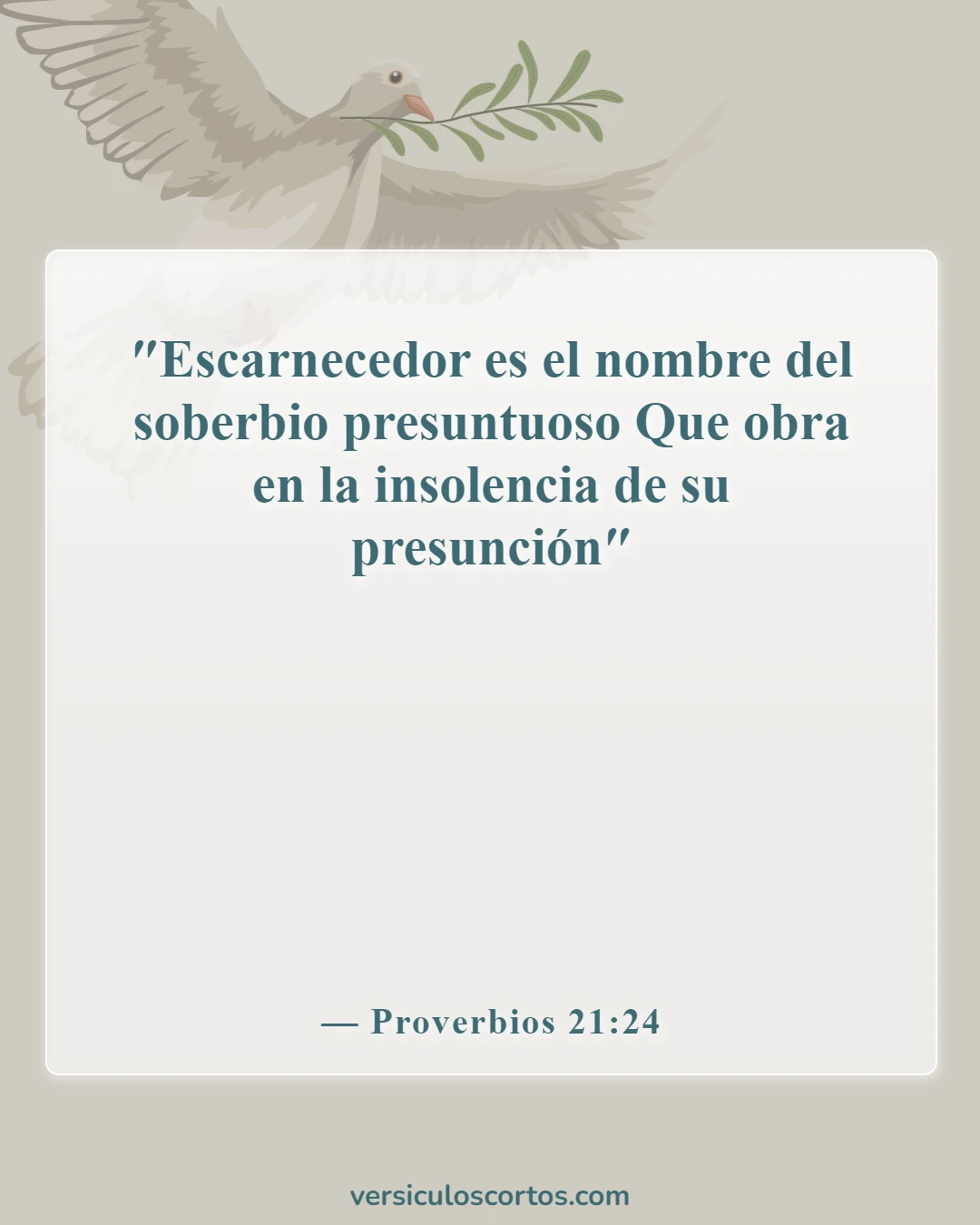 Versículos de la Biblia sobre llamar a alguien necio (Proverbios 21:24)