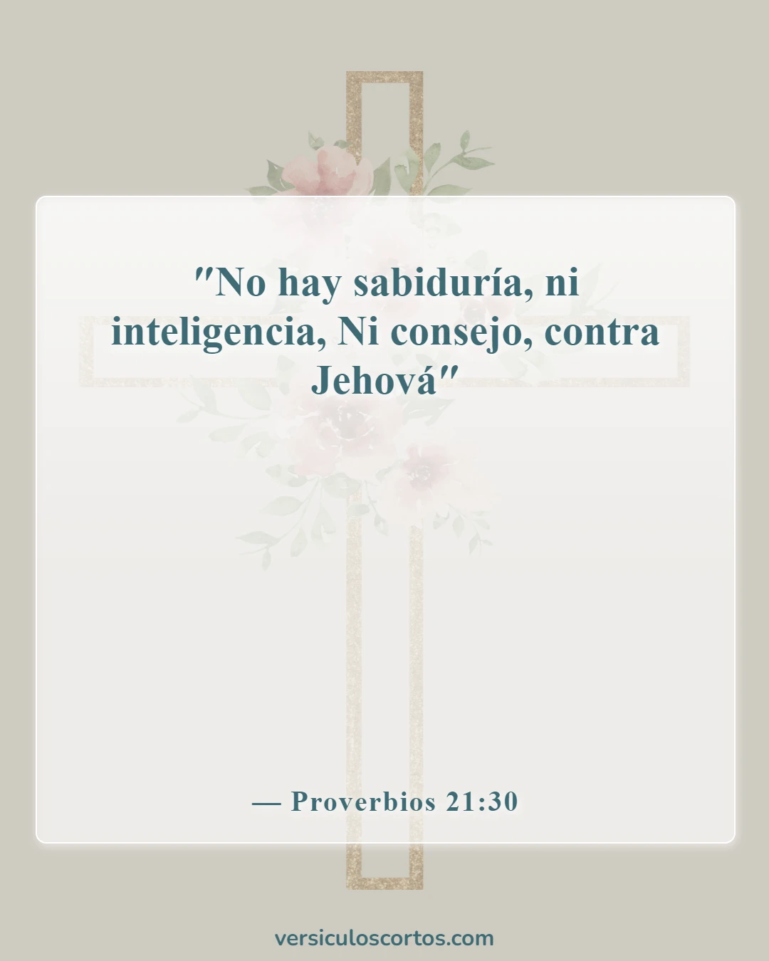 Versículos de la Biblia sobre los ateos (Proverbios 21:30)