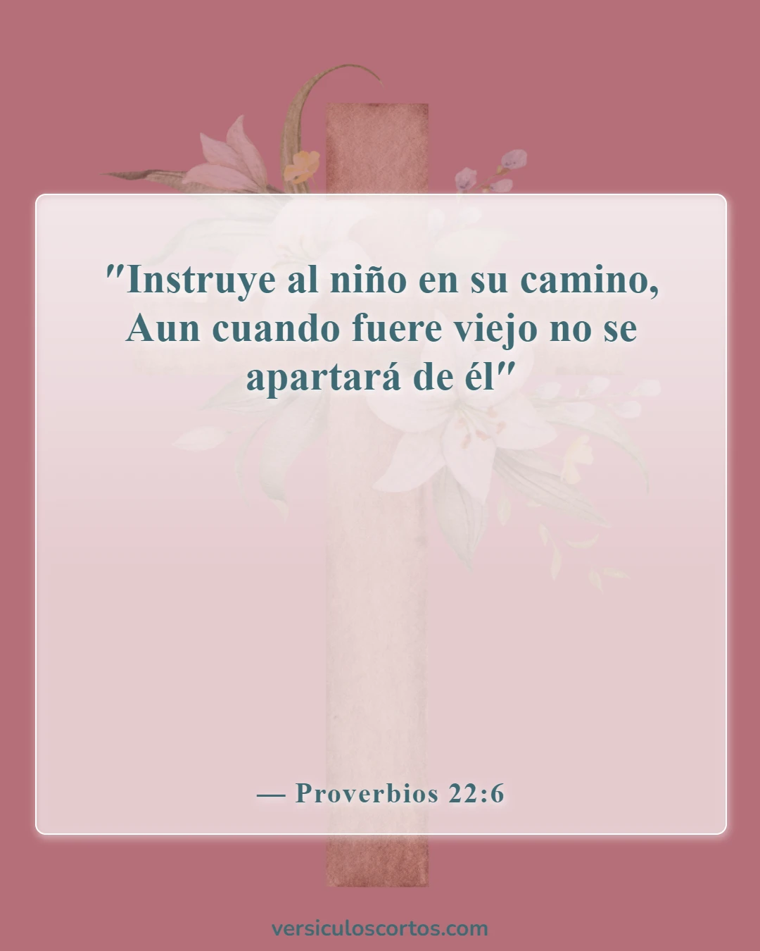 Versículos de la Biblia sobre bebés (Proverbios 22:6)