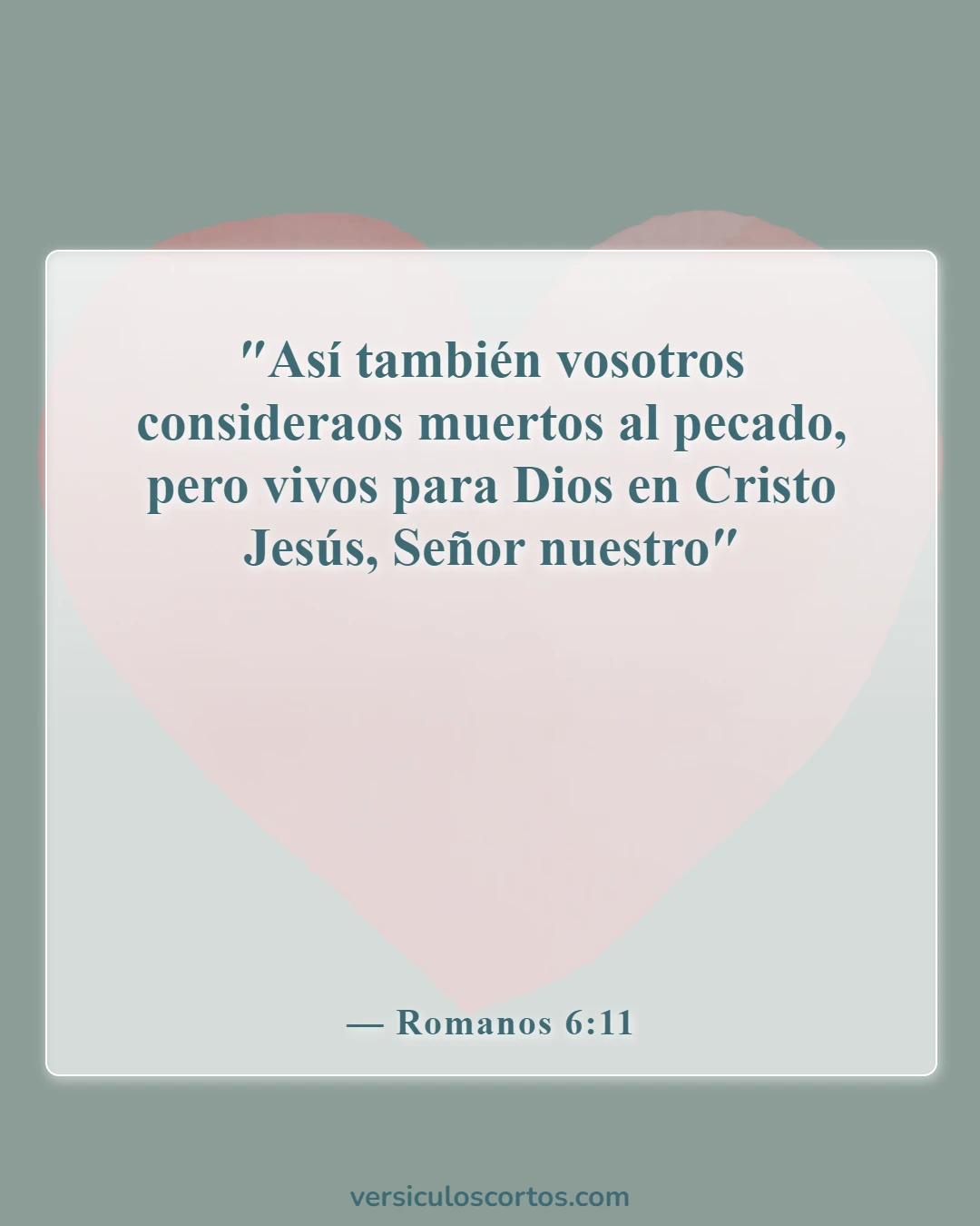 Versículos de la Biblia sobre la relación con Dios (Romanos 6:11)