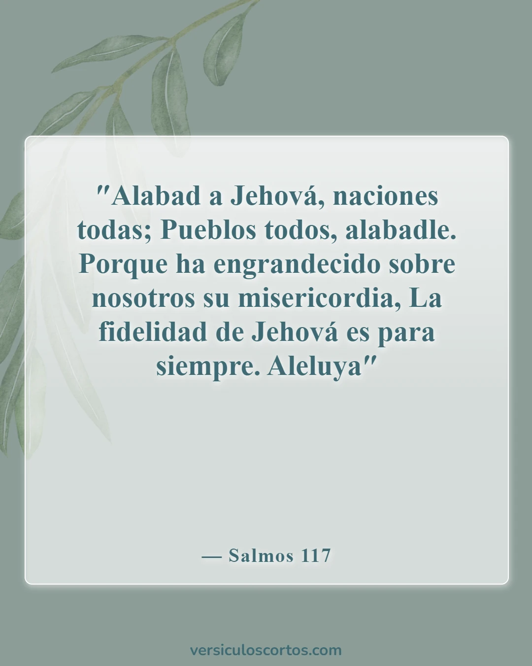 Versículos de la Biblia sobre Misiones (Salmos 117)