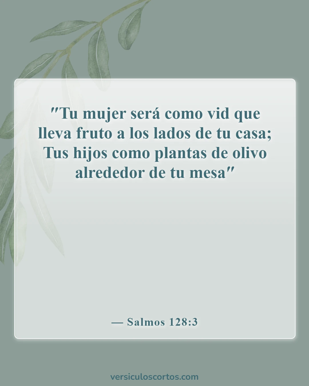 Versículos de la Biblia sobre bebés (Salmos 128:3)