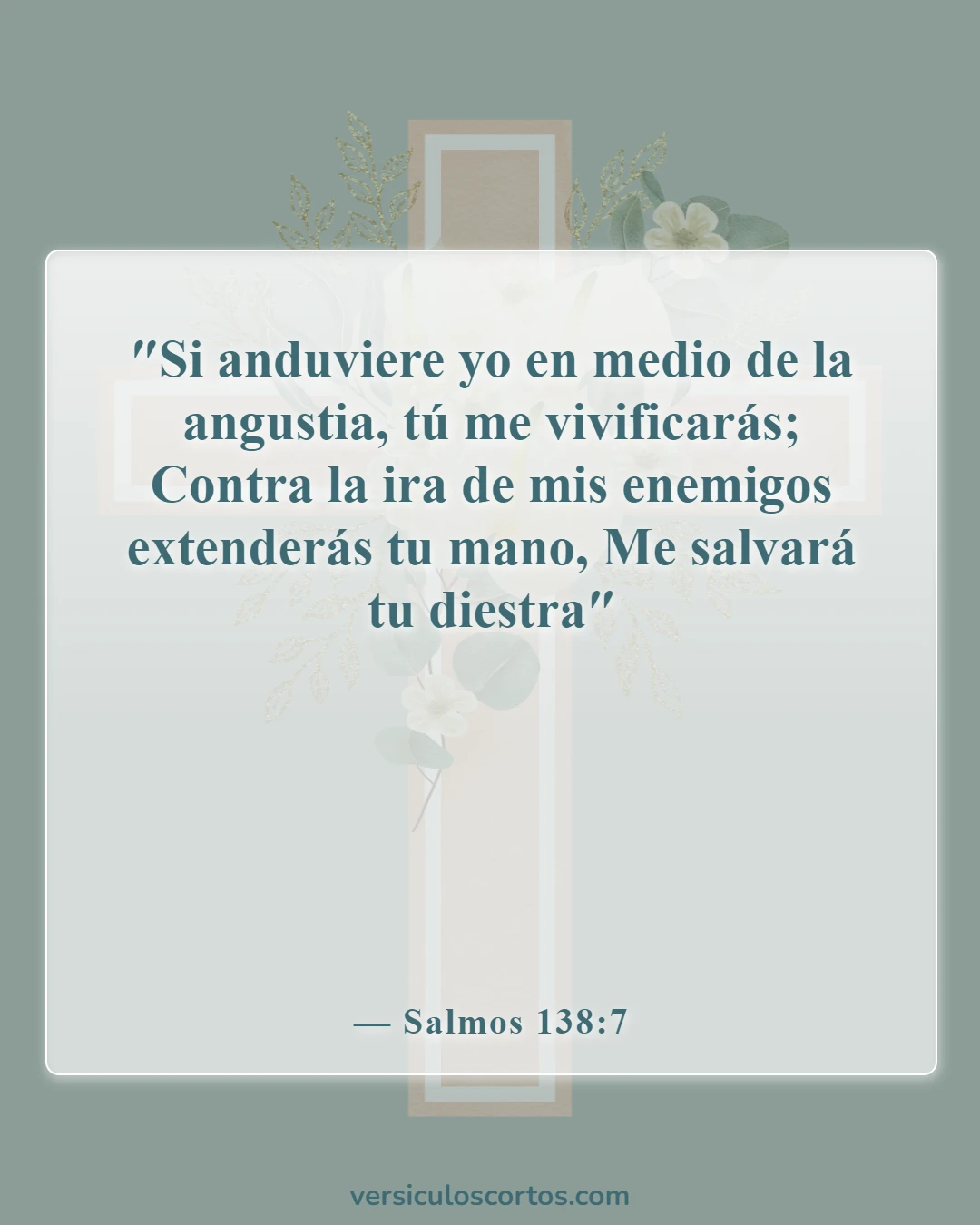 Versículos de la Biblia sobre romper maldiciones (Salmos 138:7)