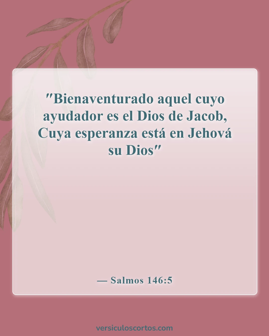 Versículos bíblicos sobre encontrar esperanza (Salmos 146:5)