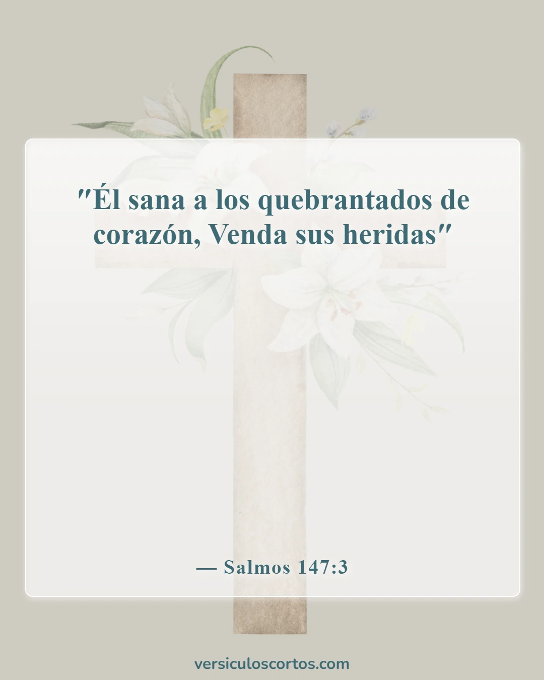 Versículos de la Biblia para parejas en tiempos difíciles (Salmos 147:3)