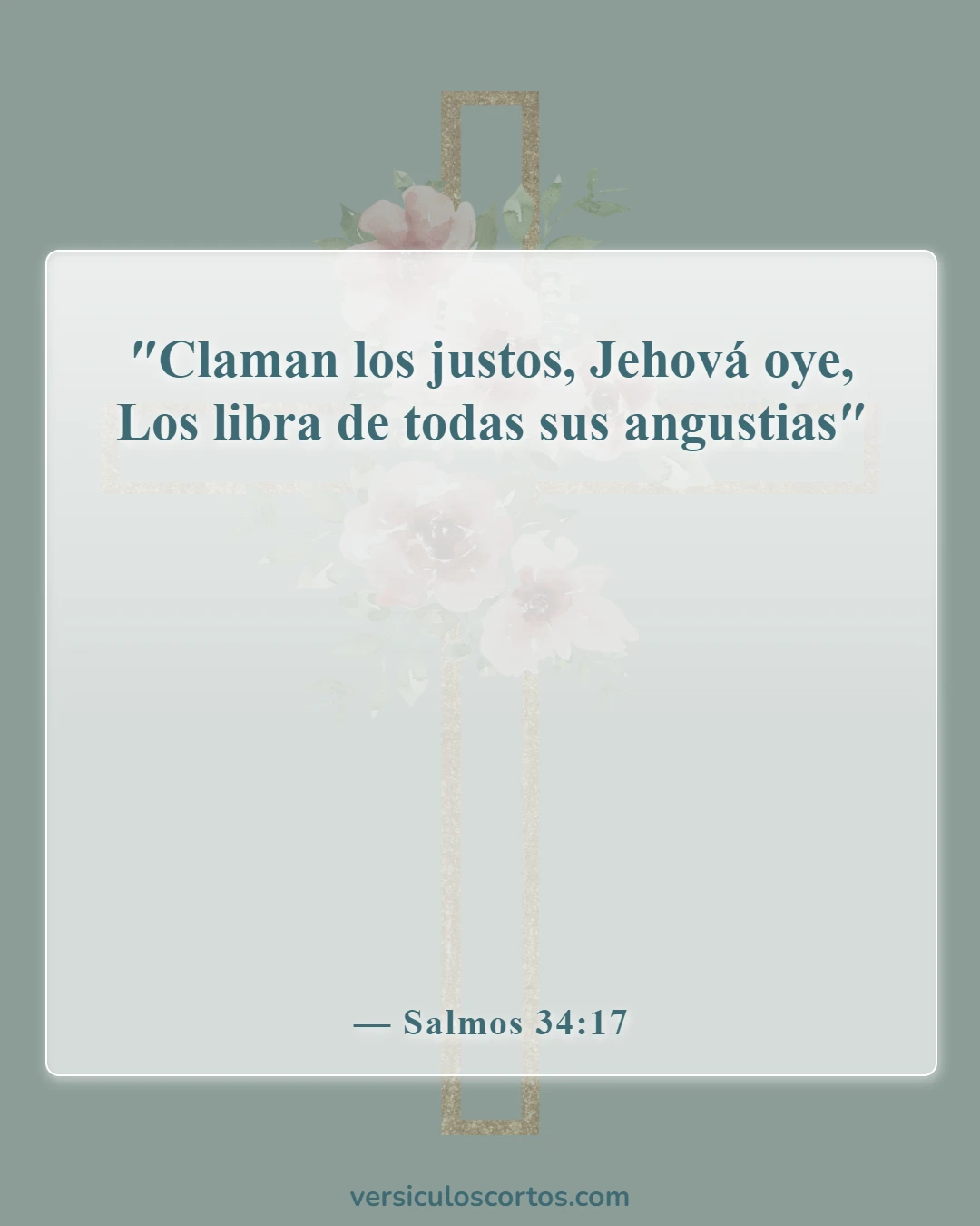 Versículos de la Biblia para parejas en tiempos difíciles (Salmos 34:17)