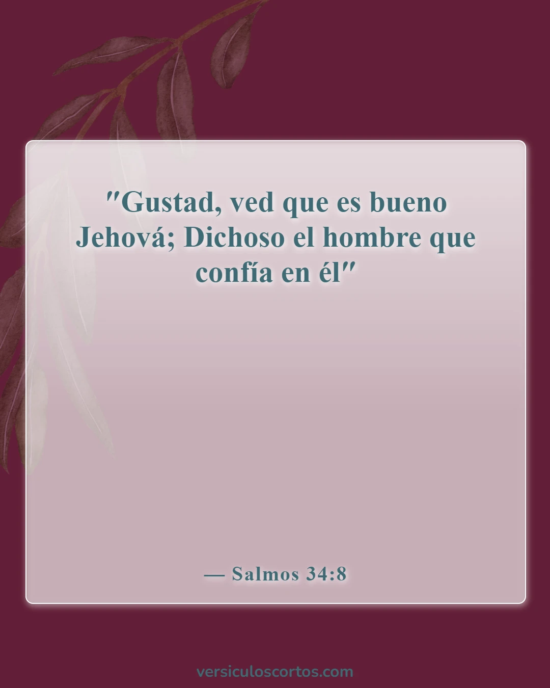 Versículos de la Biblia sobre la Apreciación de la Vida (Salmos 34:8)