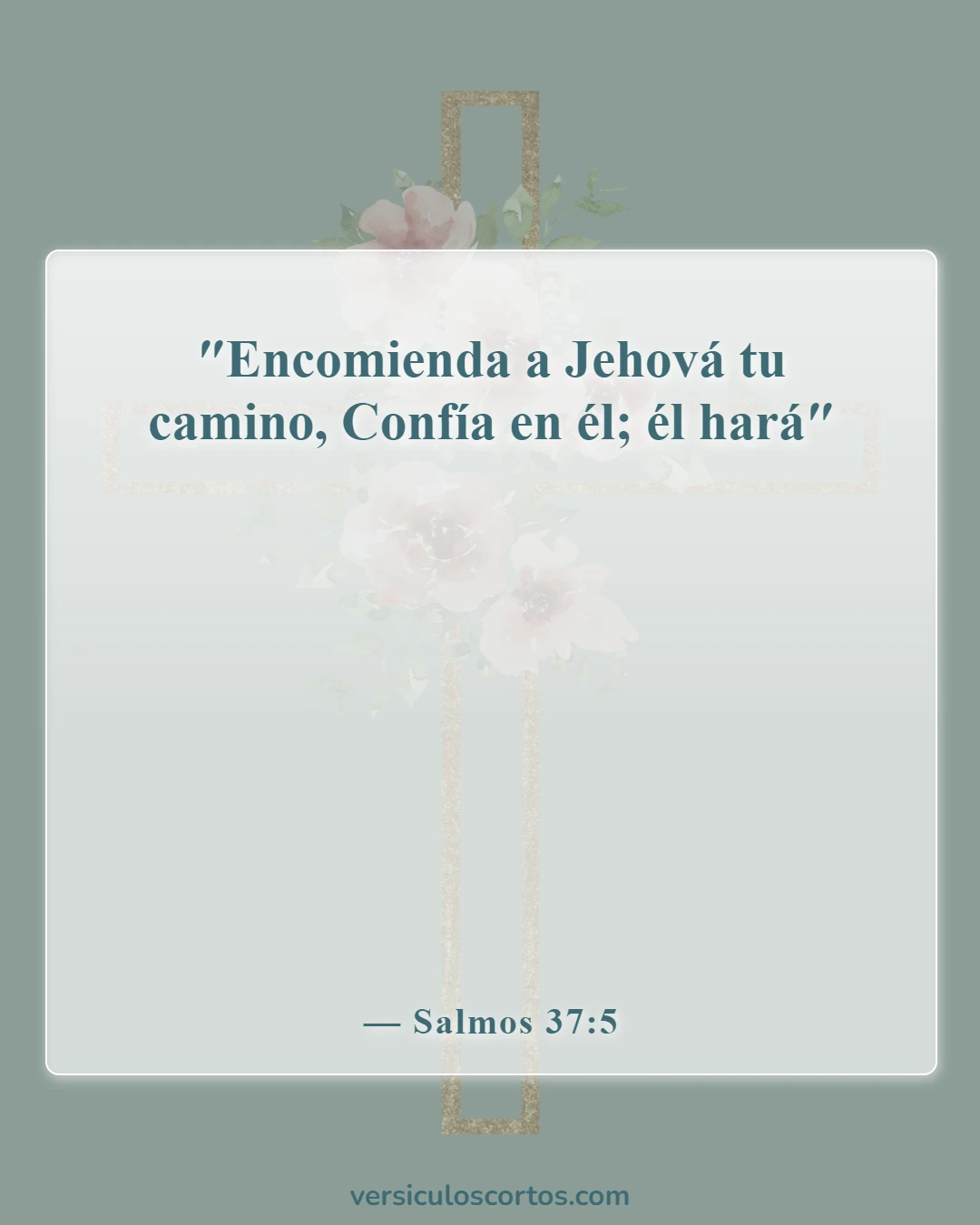 Versículos de la Biblia para parejas en tiempos difíciles (Salmos 37:5)