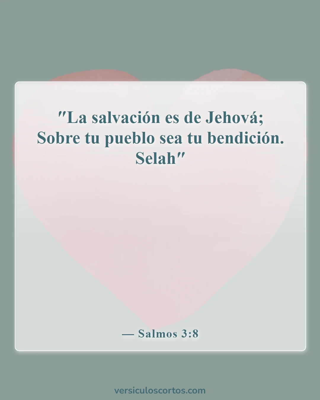 Versículos de la Biblia sobre la victoria en Cristo (Salmos 3:8)