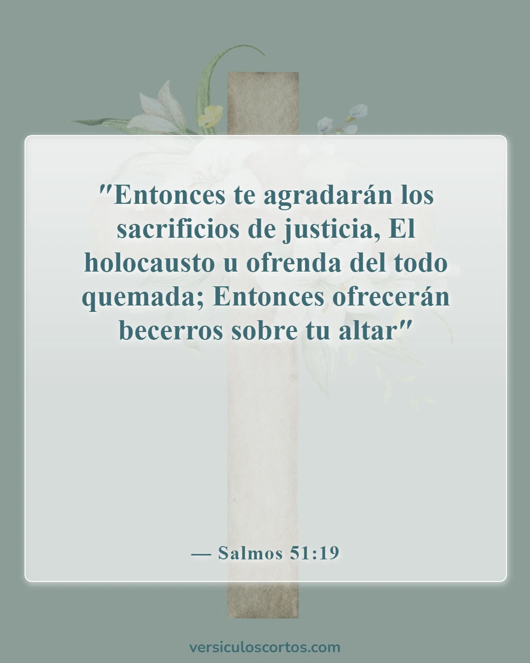 Versículos de la Biblia sobre agradar a Dios (Salmos 51:19)