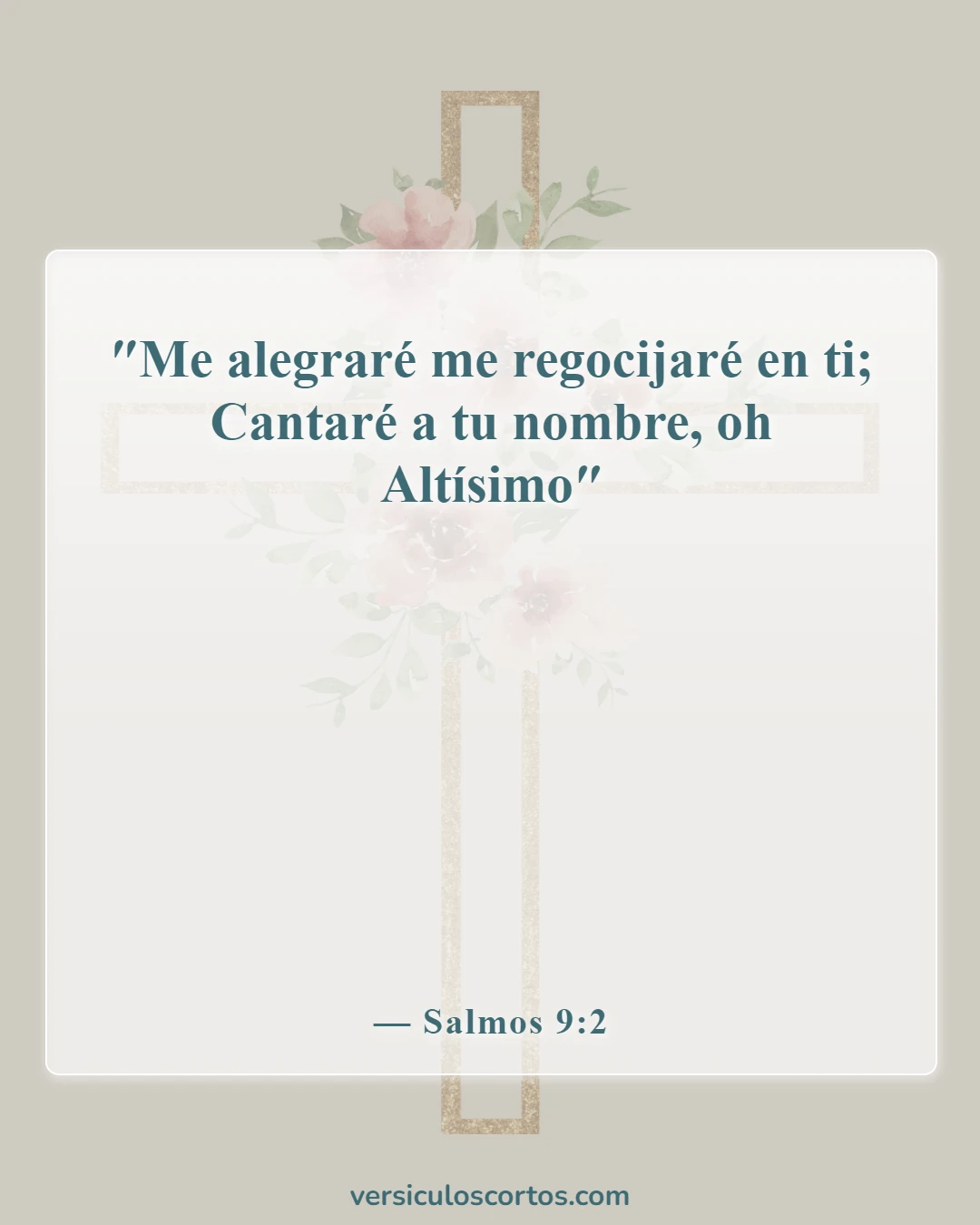 Versículos de la Biblia sobre Exaltar el Nombre de Jesús (Salmos 9:2)