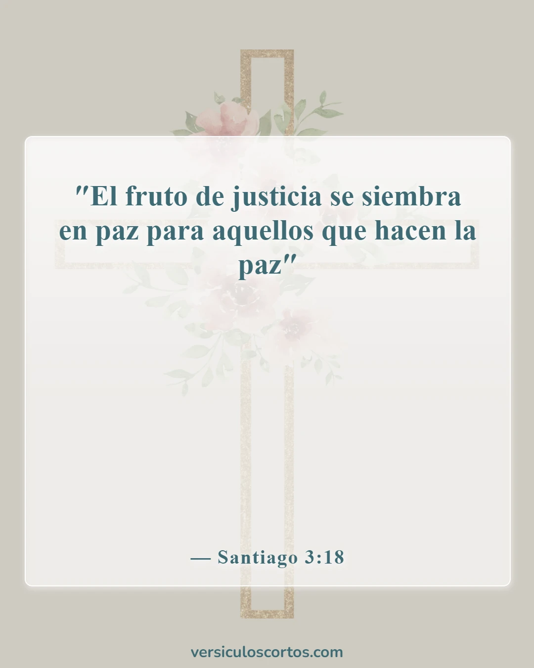 Versículos bíblicos sobre la unidad en la iglesia (Santiago 3:18)