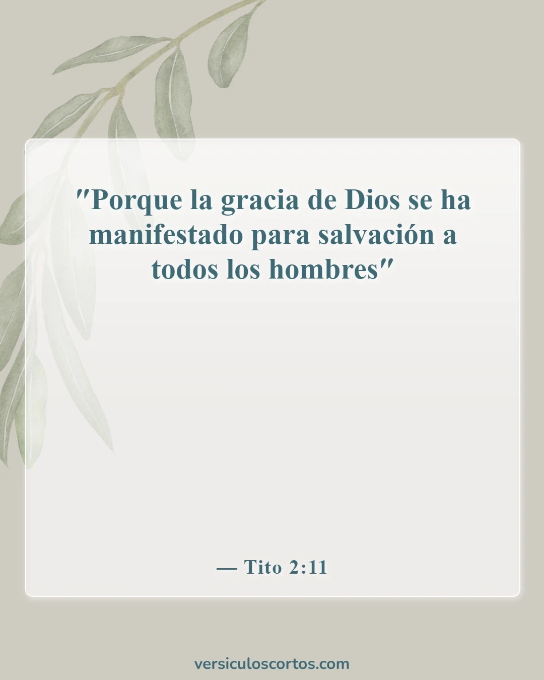 Versículos de la Biblia sobre Misiones (Tito 2:11)